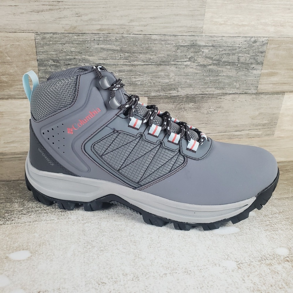 Columbia Transverse Womens Hiking Boots Sz 9 W Ti Grey Steel Juicy Waterproof